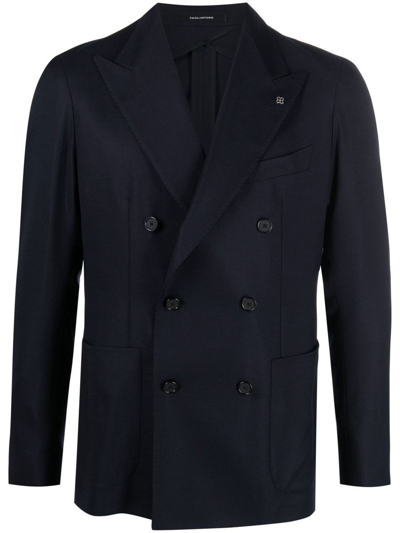 Tagliatore Double Breasted Jacket Clothing In Blue