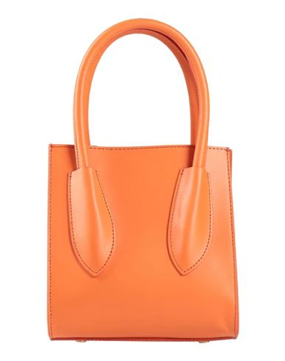 Laura Di Maggio Woman Handbag Orange Size - Leather