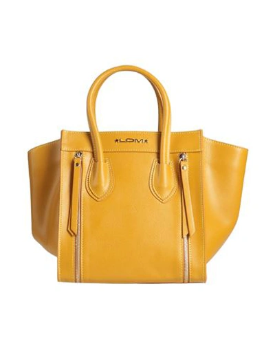Laura Di Maggio Woman Handbag Mustard Size - Leather In Yellow