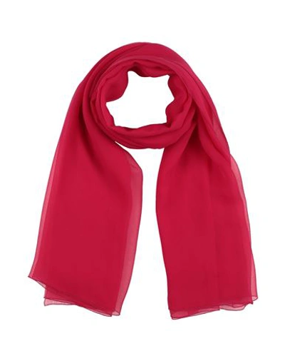 Alberta Ferretti Woman Scarf Fuchsia Size - Silk In Pink