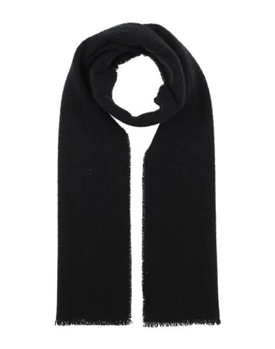 Arte Cashmere Woman Scarf Steel Grey Size - Cashmere In Black