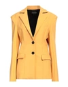 Kwaidan Editions Woman Blazer Marigold Size 6 Polyester, Virgin Wool, Elastane, Polyamide In Yellow