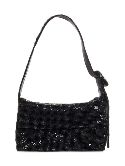 Benedetta Bruzziches Embellished Vitty La Mignon Shoulder Bag In Nero