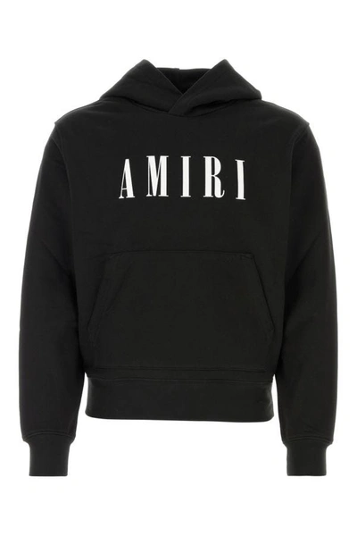 Amiri Man Black Cotton Sweatshirt