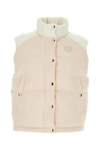 Gucci Gg Cotton Canvas Padded Down Vest In Pink