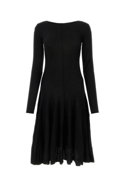 Khaite Woman Black Wool Dress