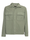 Aspesi Green Military Shirt In Green