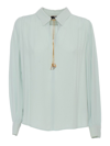 Elisabetta Franchi Viscose Shirt In Blue