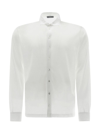 Herno Jersey Crepe Polo Shirt In White