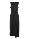 Lorena Antoniazzi Long Black Dress In Black