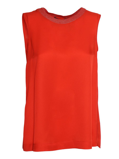 Lorena Antoniazzi Top In Red