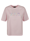 Apc Purple Standard 'rue Madame' T-shirt In Pink
