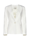 Isabel Marant Manzil Hemp-blend Single-breasted Blazer In White