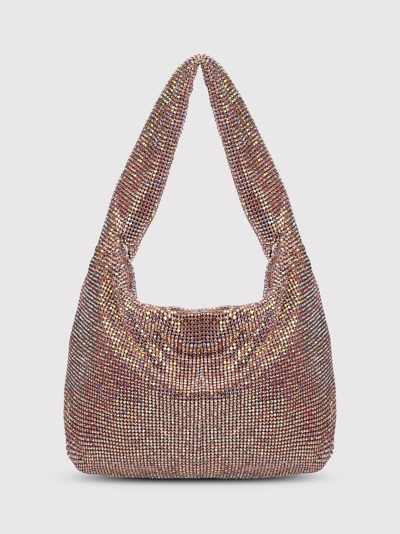 KARA KARA CRYSTAL MESH CRISTAL-EMBELLISHED BAG