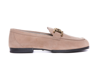 Tod's Kate Loafers In Beige