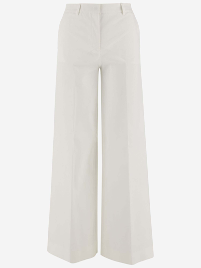 QL2 STRETCH COTTON PALAZZO PANTS