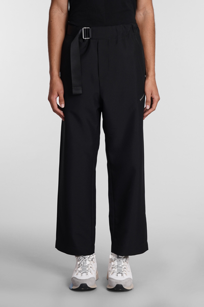 Oamc Trousers In Black Polyester