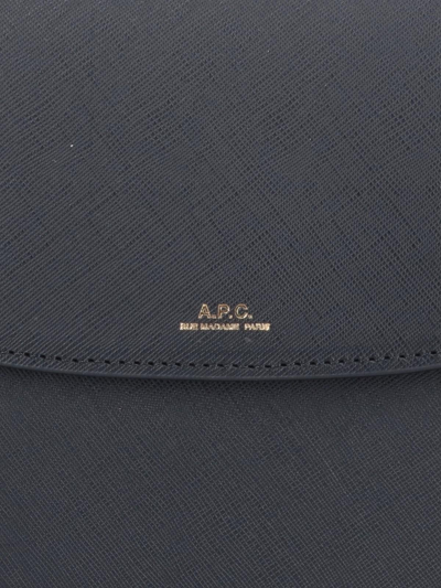 Apc A.p.c. Genève Shoulder Bag In Black