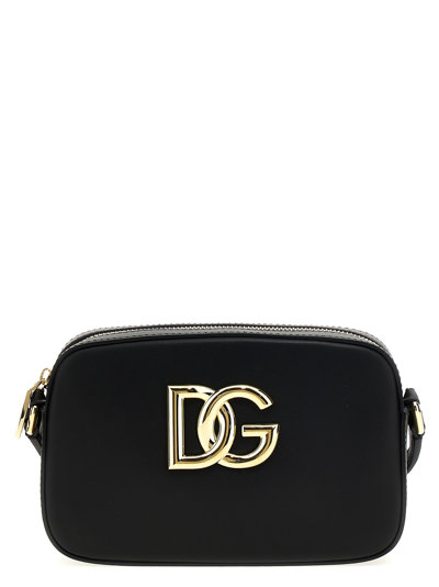 Dolce & Gabbana 3.5 Crossbody Bag In Black