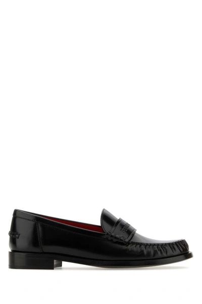 Ferragamo Salvatore  Woman Black Leather Irina Loafers