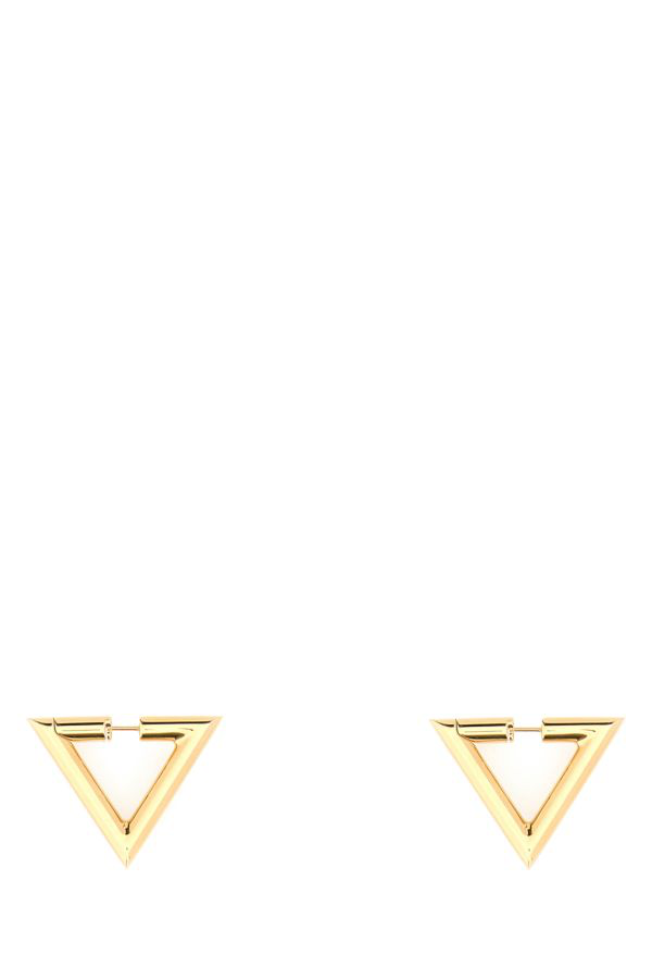 Valentino Garavani Gold V Detail Earrings