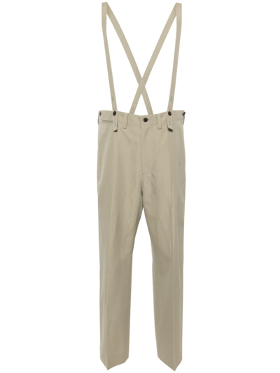 Visvim Tupper Wide-leg Trousers In Green