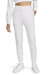 Nike Plus Size Sportswear Chill Terry Slim-fit High-waist French Terry Sweatpants In Birch Heather/light Orewood Brown 