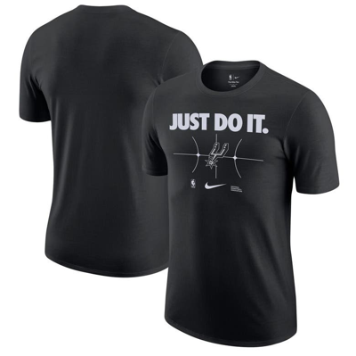 Nike Black San Antonio Spurs Just Do It T-shirt