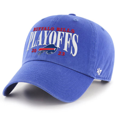 47 '  Royal Buffalo Bills 2023 Nfl Playoffs Clean Up Adjustable Hat