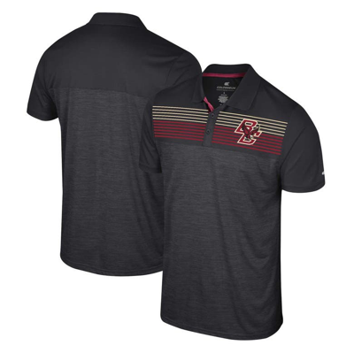 Colosseum Black Boston College Eagles Langmore Polo