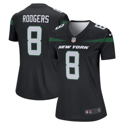 Nike Aaron Rodgers Stealth Black New York Jets Alternate Legend Player Jersey