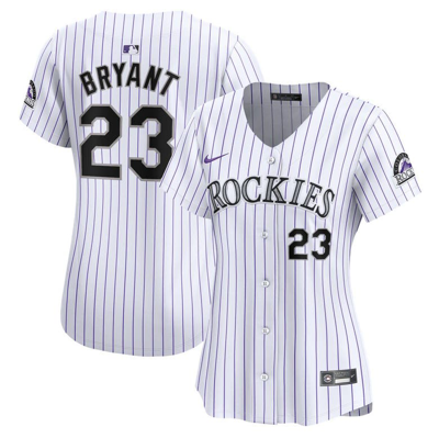 Nike Kris Bryant White Colorado Rockies Home Limited Player Jersey