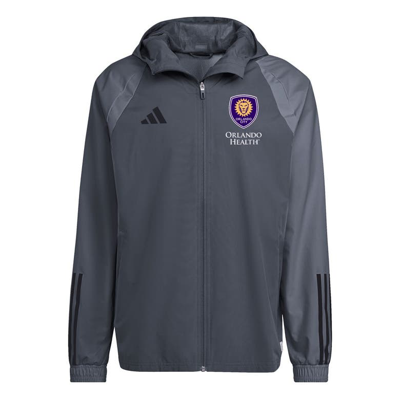 Adidas Originals Adidas Gray Orlando City Sc 2024 All-weather Full-zip Jacket