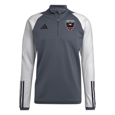 Adidas Originals Adidas Gray D.c. United 2024 On-field Aeroready Quarter-zip Training Top