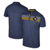 COLOSSEUM COLOSSEUM NAVY WEST VIRGINIA MOUNTAINEERS LANGMORE POLO