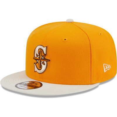 New Era Gold Seattle Mariners Tiramisu  9fifty Snapback Hat