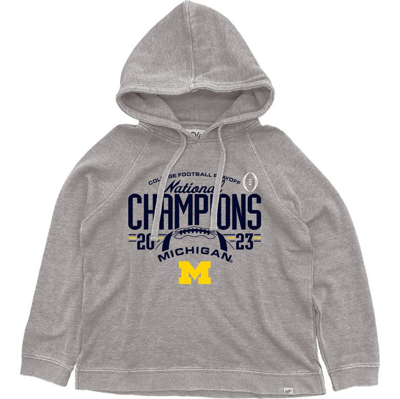 Blue 84 Gray Michigan Wolverines College Football Playoff 2023 National Champions Gameroom Burnout