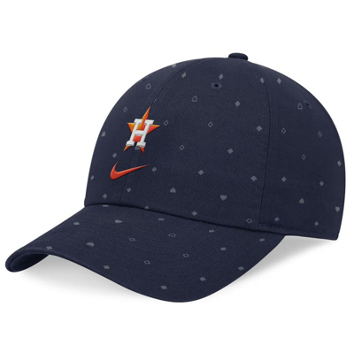 Nike Navy Houston Astros Primetime Print Club Adjustable Hat
