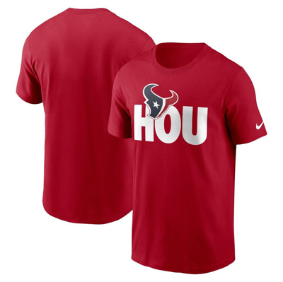 Nike Red Houston Texans Local Essential T-shirt