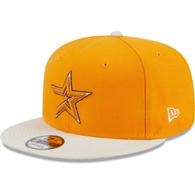 New Era Gold Houston Astros Tiramisu  9fifty Snapback Hat