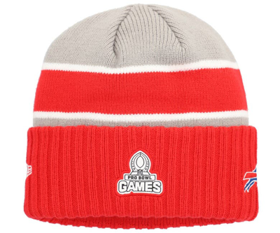 New Era Gray Buffalo Bills 2024 Nfl Pro Bowl Cuffed Knit Hat