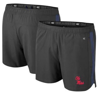 Colosseum Charcoal Ole Miss Rebels Langmore Shorts
