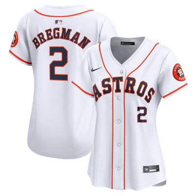 Nike Alex Bregman White Houston Astros Home Limited Player Jersey In White
