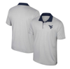 COLOSSEUM COLOSSEUM GRAY WEST VIRGINIA MOUNTAINEERS TUCK STRIPED POLO