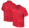 COLOSSEUM COLOSSEUM SCARLET OHIO STATE BUCKEYES OZARK BUTTON-UP SHIRT