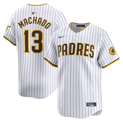 Nike Manny Machado White San Diego Padres Home Limited Player Jersey