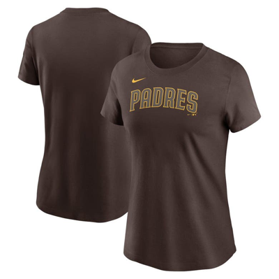 Nike Brown San Diego Padres Wordmark T-shirt