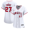 Nike Mike Trout White Los Angeles Angels Home Limited Player Jersey In White
