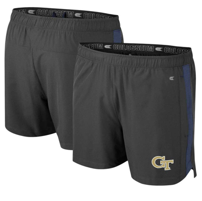 Colosseum Charcoal Georgia Tech Yellow Jackets Langmore Shorts
