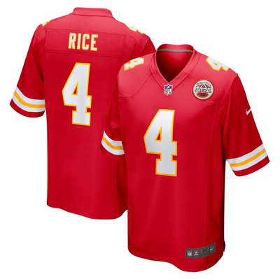 Nike Rashee Rice  Red Kansas City Chiefs  Game Jersey